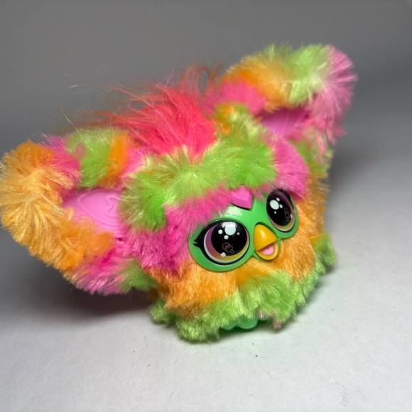 2023 Hasbro Furby Furblet Neon Multicolor Interactive Toy - tested & Works - Picture 5 of 7